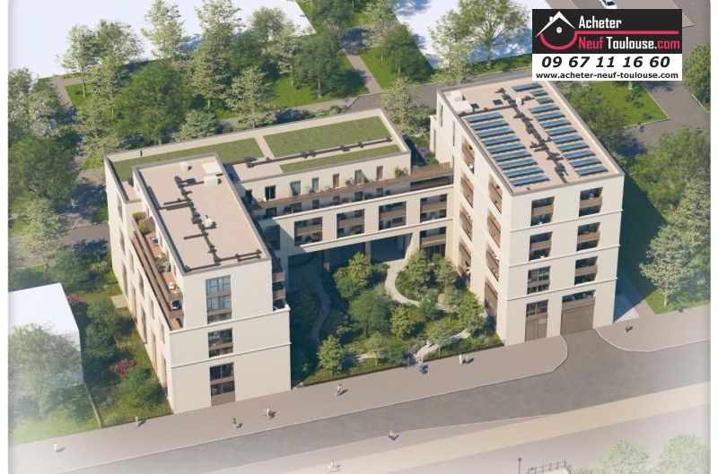 Appartements neufs à Toulouse Montaudran - Programmes immobiliers neufs Saint agne promotion VIVRE ENSEMBLE TOULOUSE AEROSPACE