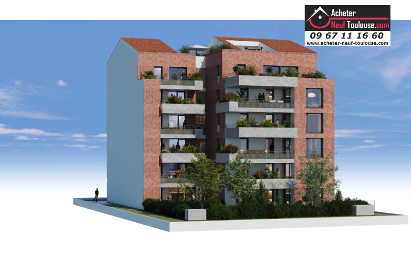 Appartements neufs à Toulouse Pont Des Demoiselles - Programmes immobiliers neufs Fonta Villa Demoiselles