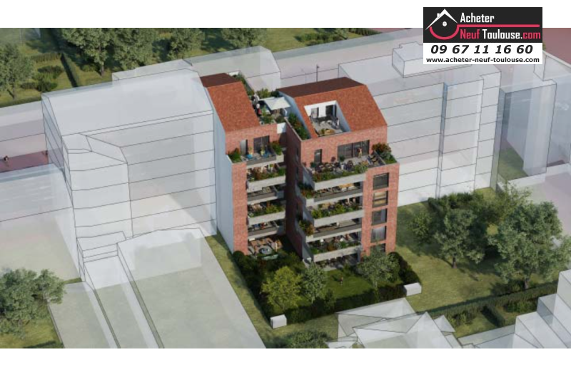 Appartements neufs à Toulouse Pont Des Demoiselles - Programmes immobiliers neufs Fonta Villa Demoiselles