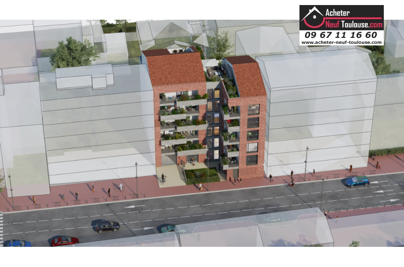Appartements neufs à Toulouse Pont Des Demoiselles - Programmes immobiliers neufs Fonta Villa Demoiselles