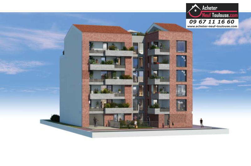 Appartements neufs à Toulouse Pont Des Demoiselles - Programmes immobiliers neufs Fonta Villa Demoiselles