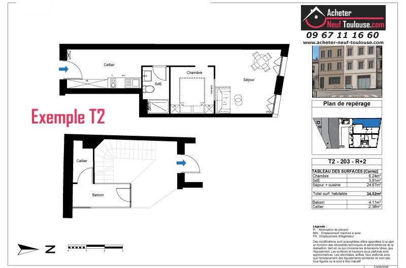 Appartements neufs à Toulouse Compans Cafarelli