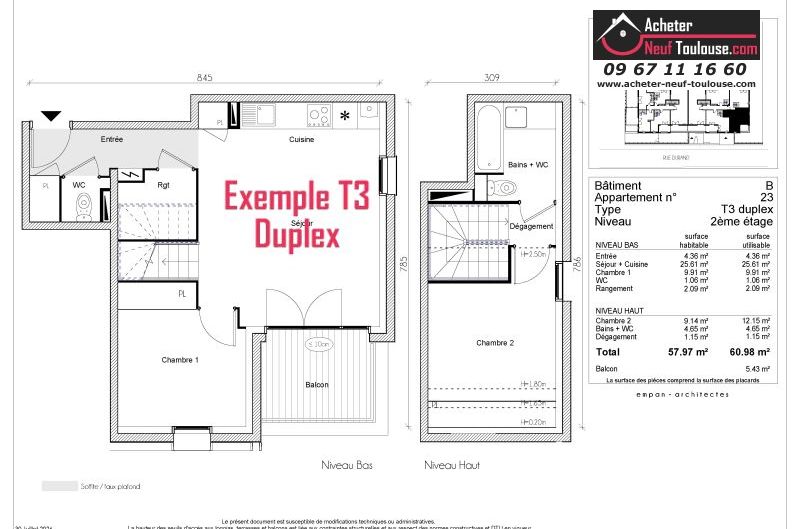 Appartements neufs à Toulouse Borderouge - Programmes immobiliers neufs Greencity LE TWENTY