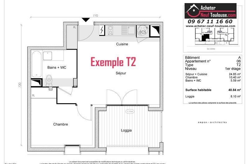 Appartements neufs à Toulouse Borderouge - Programmes immobiliers neufs Greencity LE TWENTY