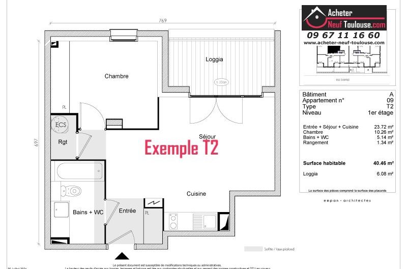 Appartements neufs à Toulouse Borderouge - Programmes immobiliers neufs Greencity LE TWENTY