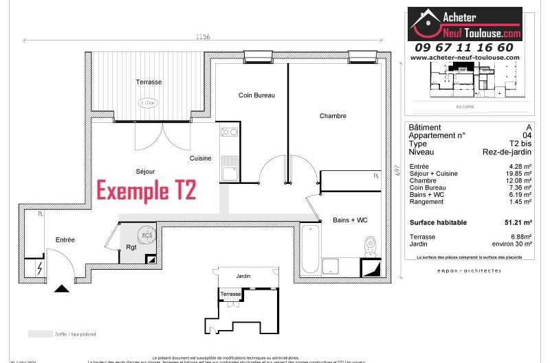 Appartements neufs à Toulouse Borderouge - Programmes immobiliers neufs Greencity LE TWENTY