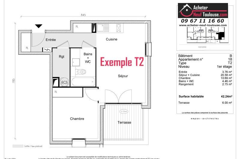 Appartements neufs à Toulouse Borderouge - Programmes immobiliers neufs Greencity LE TWENTY