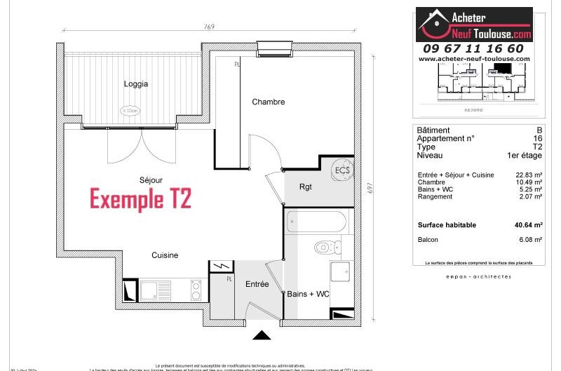 Appartements neufs à Toulouse Borderouge - Programmes immobiliers neufs Greencity LE TWENTY
