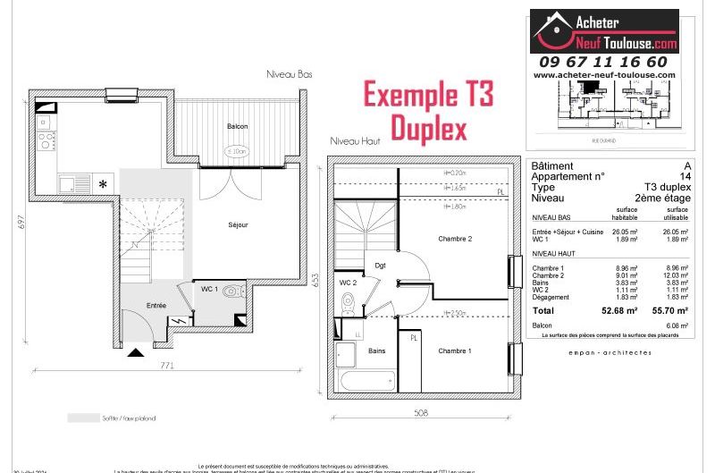 Appartements neufs à Toulouse Borderouge - Programmes immobiliers neufs Greencity LE TWENTY