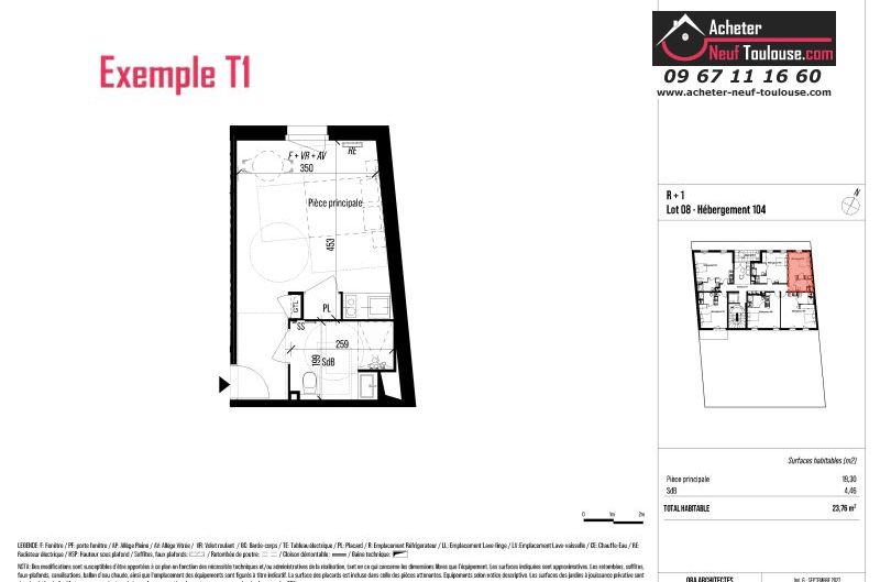 Appartements neufs à Toulouse Minimes - Programmes immobiliers neufs Eclisse Rose des minimes