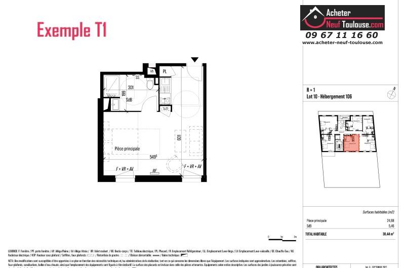 Appartements neufs à Toulouse Minimes - Programmes immobiliers neufs Eclisse Rose des minimes
