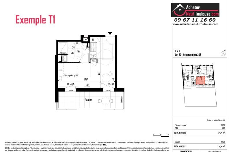 Appartements neufs à Toulouse Minimes - Programmes immobiliers neufs Eclisse Rose des minimes