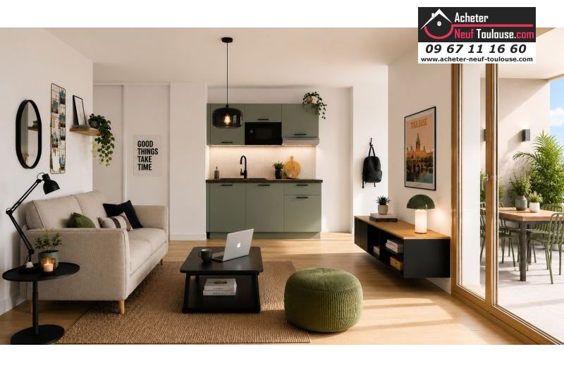Appartements neufs à Toulouse Minimes - Programmes immobiliers neufs Eclisse Rose des minimes