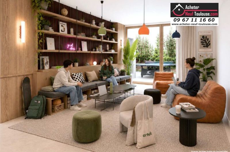 Appartements neufs à Toulouse Minimes - Programmes immobiliers neufs Eclisse Rose des minimes