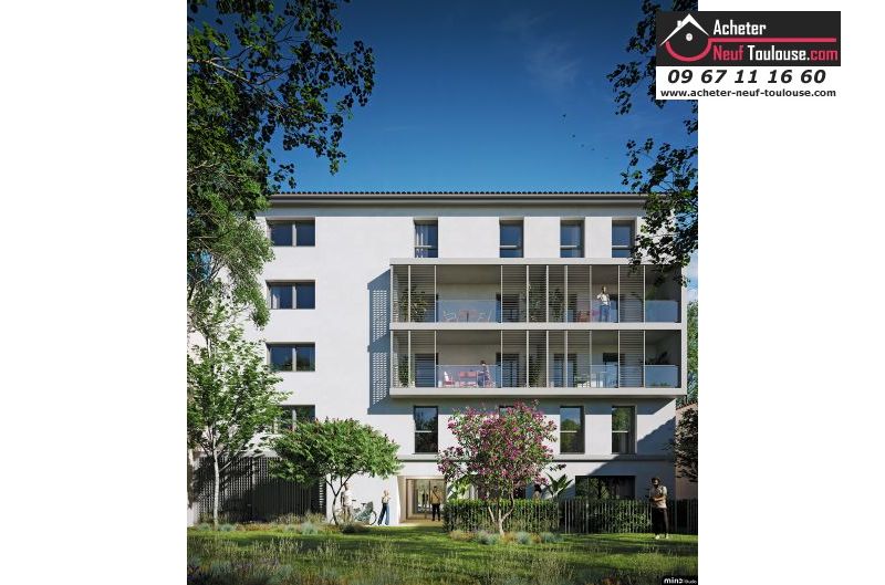 Appartements neufs à Toulouse Minimes - Programmes immobiliers neufs Eclisse Rose des minimes