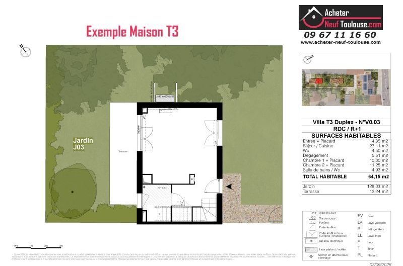 Maisons neuves à Toulouse Montaudran - Programmes immobiliers neufs LP Promotion AEROVEL