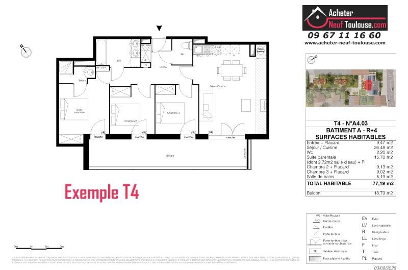 Appartements neufs à Toulouse Montaudran - Programmes immobiliers neufs LP Promotion AEROVEL