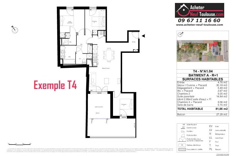 Appartements neufs à Toulouse Montaudran - Programmes immobiliers neufs LP Promotion AEROVEL