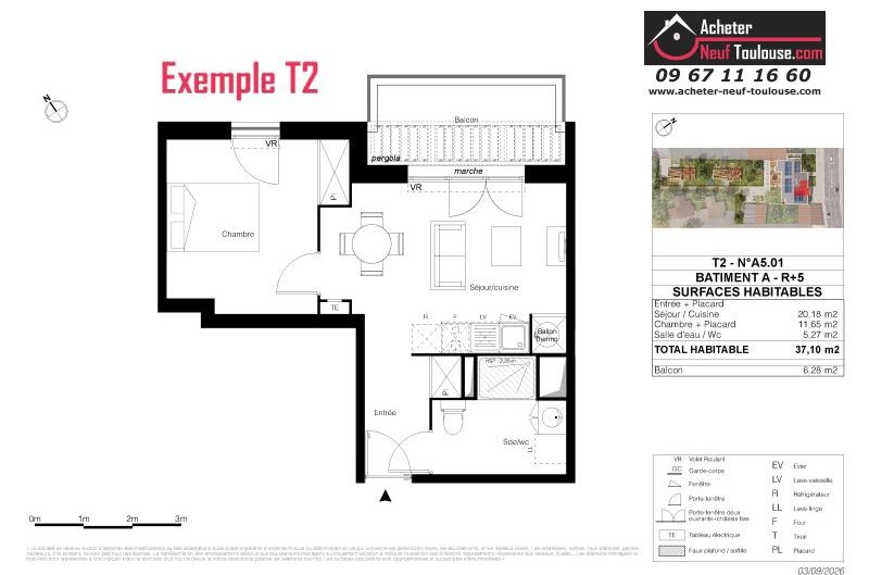 Appartements neufs à Toulouse Montaudran - Programmes immobiliers neufs LP Promotion AEROVEL