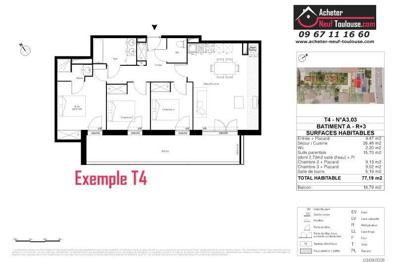 Appartements neufs à Toulouse Montaudran - Programmes immobiliers neufs LP Promotion AEROVEL