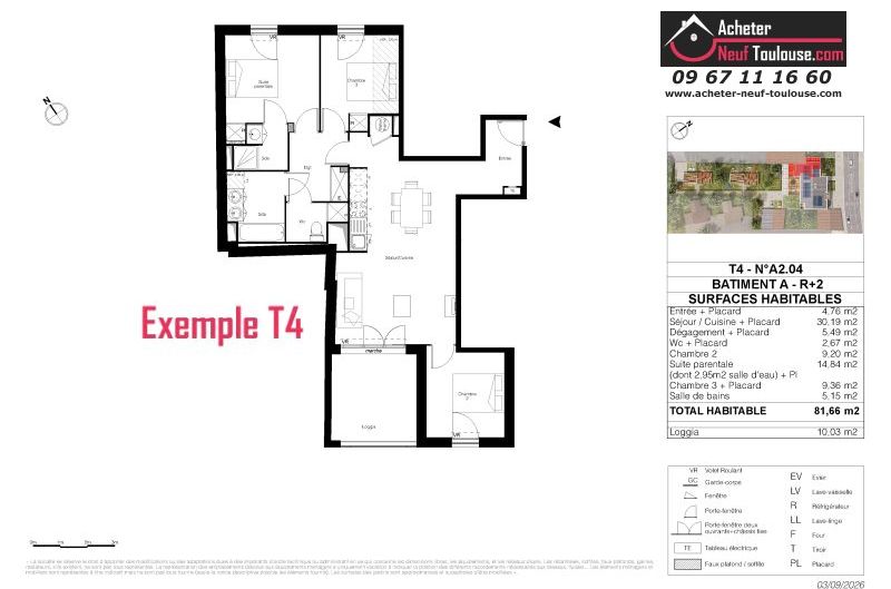 Appartements neufs à Toulouse Montaudran - Programmes immobiliers neufs LP Promotion AEROVEL