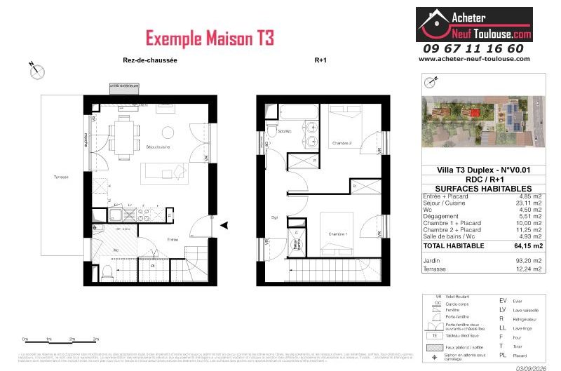 Maisons neuves à Toulouse Montaudran - Programmes immobiliers neufs LP Promotion AEROVEL