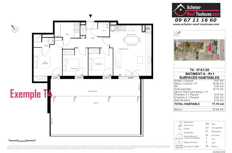 Appartements neufs à Toulouse Montaudran - Programmes immobiliers neufs LP Promotion AEROVEL