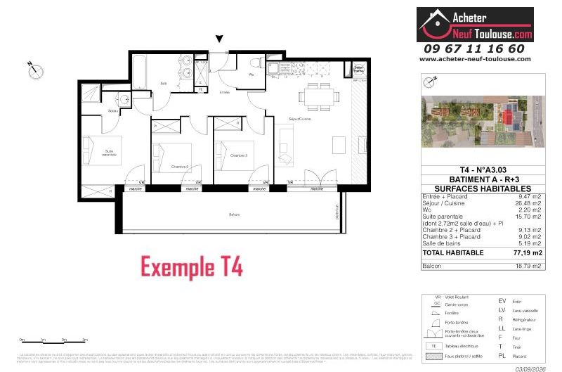 Appartements neufs à Toulouse Montaudran - Programmes immobiliers neufs LP Promotion AEROVEL