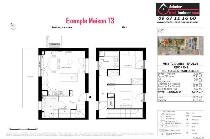 Maisons neuves à Toulouse Montaudran - Programmes immobiliers neufs LP Promotion AEROVEL