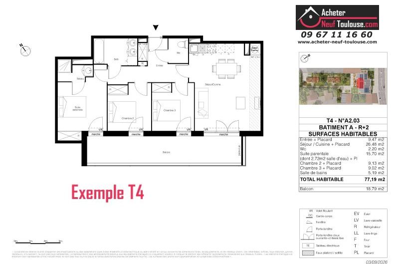 Appartements neufs à Toulouse Montaudran - Programmes immobiliers neufs LP Promotion AEROVEL