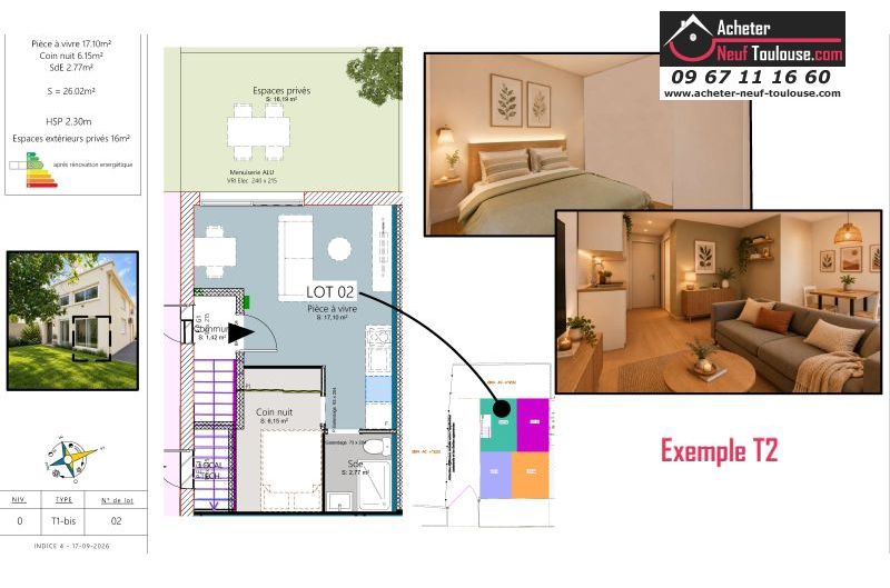 Appartements neufs à Toulouse Bonnefoy - Programmes immobiliers neufs good value Clos Bonnefoy