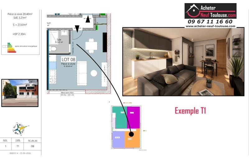 Appartements neufs à Toulouse Bonnefoy - Programmes immobiliers neufs good value Clos Bonnefoy