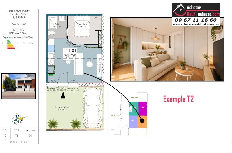 Appartements neufs à Toulouse Bonnefoy - Programmes immobiliers neufs good value Clos Bonnefoy