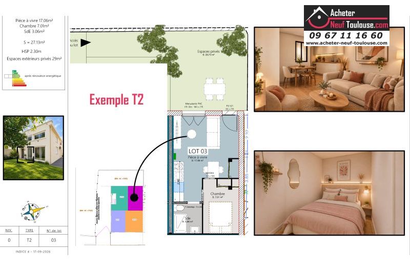 Appartements neufs à Toulouse Bonnefoy - Programmes immobiliers neufs good value Clos Bonnefoy