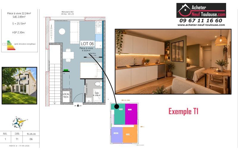 Appartements neufs à Toulouse Bonnefoy - Programmes immobiliers neufs good value Clos Bonnefoy