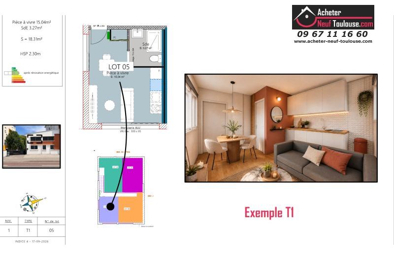 Appartements neufs à Toulouse Bonnefoy - Programmes immobiliers neufs good value Clos Bonnefoy