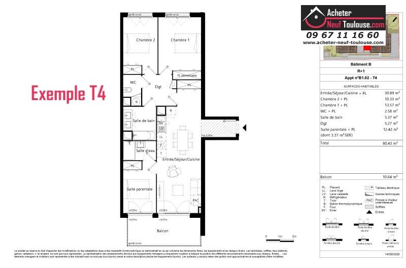 Appartements neufs à Toulouse Argoulets - Programmes immobiliers neufs LP Promotion Natura Park