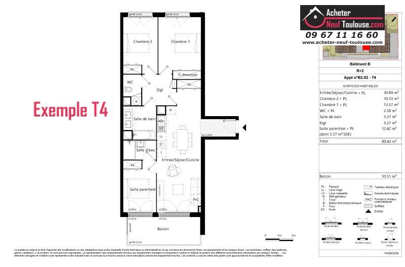Appartements neufs à Toulouse Argoulets - Programmes immobiliers neufs LP Promotion Natura Park