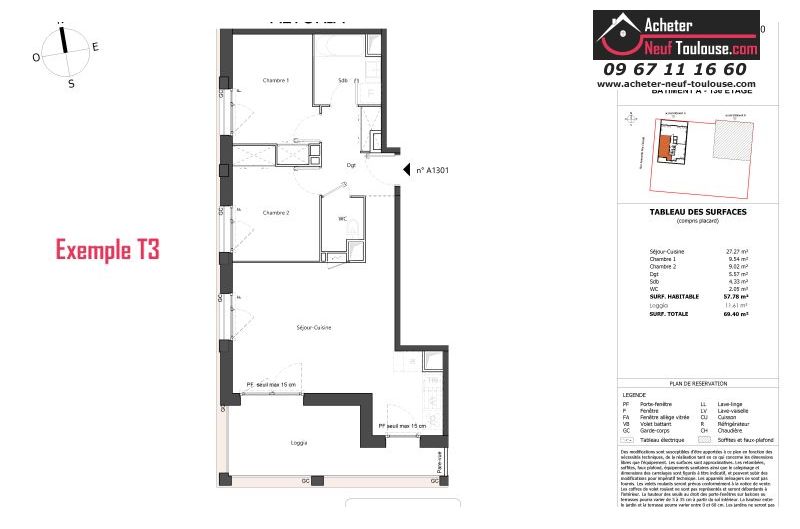 Appartements neufs à Toulouse Cartoucherie - Programmes immobiliers neufs Marignan Altoria