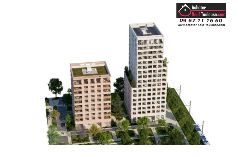 Appartements neufs à Toulouse Cartoucherie - Programmes immobiliers neufs Marignan Altoria