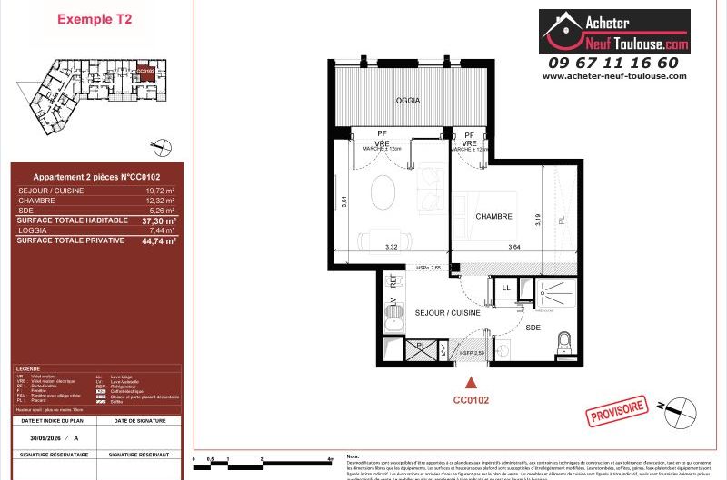 Appartements neufs à Toulouse Compans Caffarelli - Programmes immobiliers neufs ECLISSE - Bouygues Cœur remparts