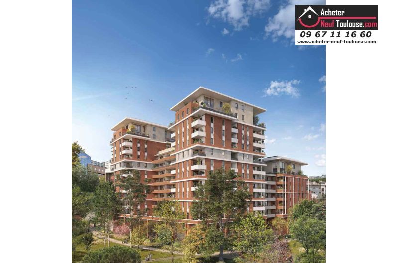 Appartements neufs à Toulouse Compans Caffarelli - Programmes immobiliers neufs ECLISSE - Bouygues Cœur remparts