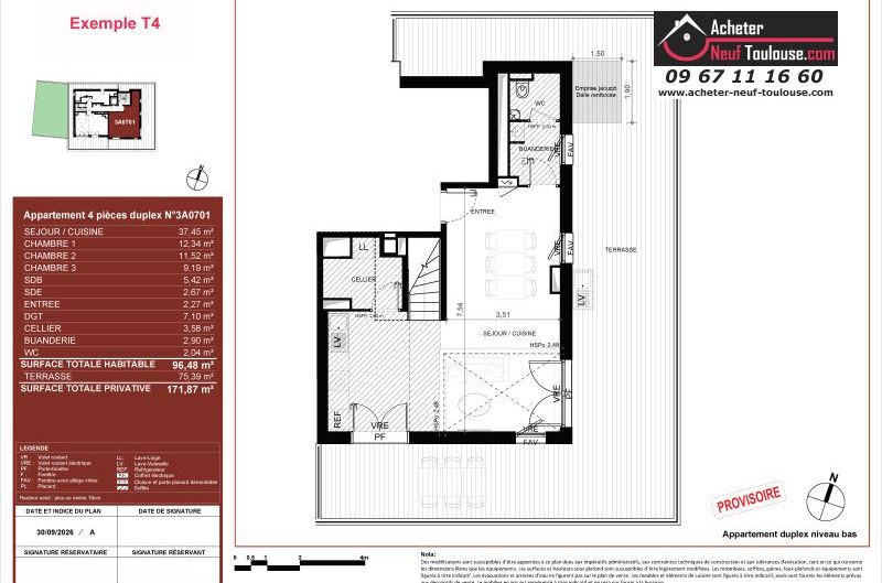Appartements neufs à Toulouse Compans Caffarelli - Programmes immobiliers neufs ECLISSE - Bouygues Cœur remparts