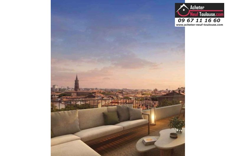 Appartements neufs à Toulouse Compans Caffarelli - Programmes immobiliers neufs ECLISSE - Bouygues Cœur remparts