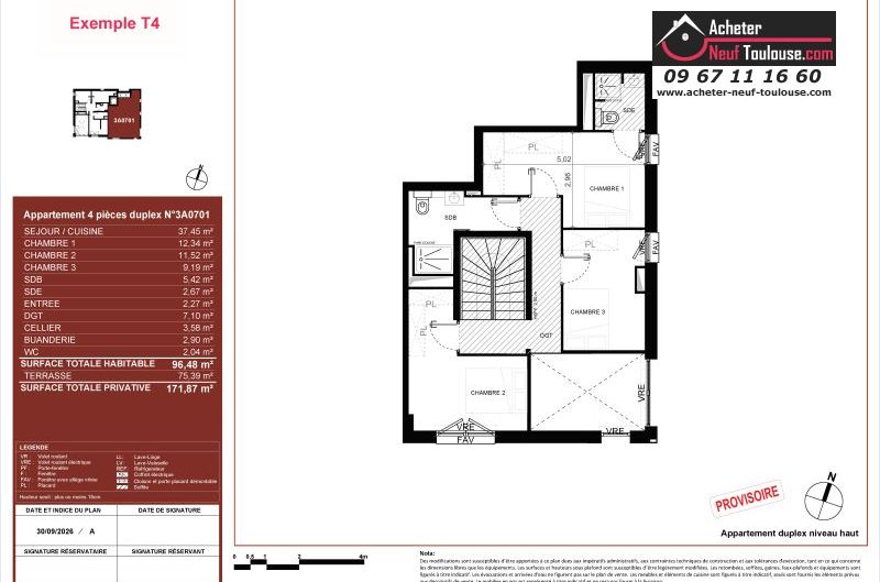 Appartements neufs à Toulouse Compans Caffarelli - Programmes immobiliers neufs ECLISSE - Bouygues Cœur remparts