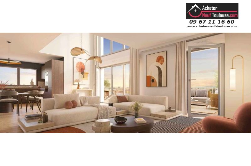 Appartements neufs à Toulouse Compans Caffarelli - Programmes immobiliers neufs ECLISSE - Bouygues Cœur remparts