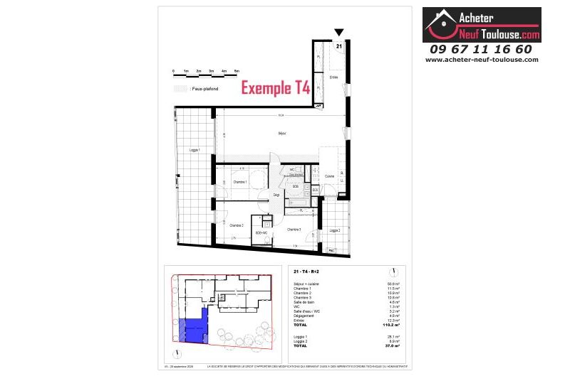 Appartements neufs à Toulouse Côte Pavée - Programmes immobiliers neufs Fonta Villa Médicis