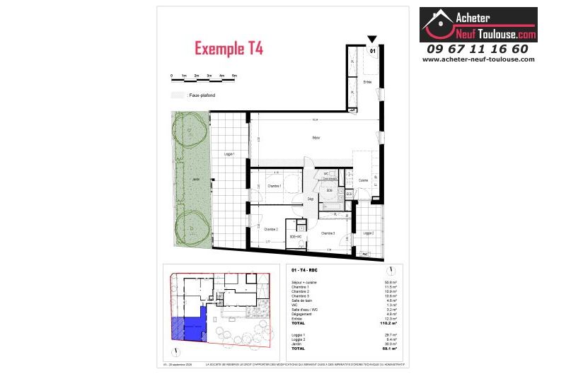 Appartements neufs à Toulouse Côte Pavée - Programmes immobiliers neufs Fonta Villa Médicis