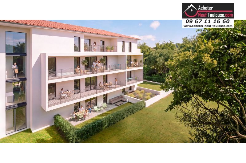Appartements neufs à Toulouse Côte Pavée - Programmes immobiliers neufs Fonta Villa Médicis