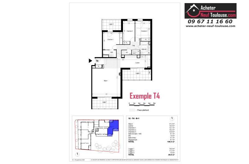 Appartements neufs à Toulouse Côte Pavée - Programmes immobiliers neufs Fonta Villa Médicis